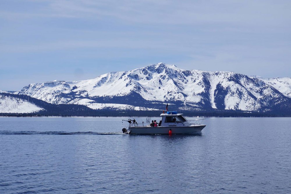 Winter Fishing Lake Tahoe